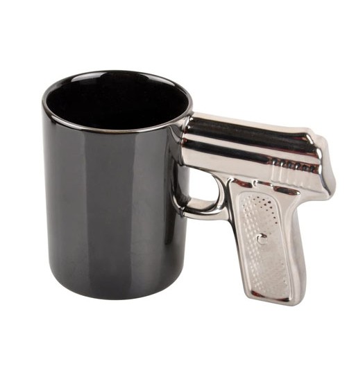 Gun Mugs Stylish Design Mug Ceramic Black Color Coffee Mugs